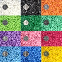 화분월드 인테리어 칼라스톤 색돌 색자갈 1.5kg, 1개 검정