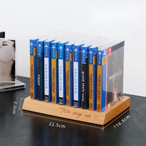 데스크탑 CD 선반 DVD 스토리지 앨범 음반 정리 보관함 진열랙 WY3031402, 게임PS4랙