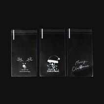 OPP봉투(크리스마스미니)7.5X11+4, 1묶음 500장 75x110+40