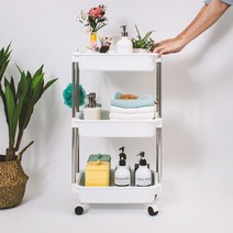 다다리빙 모던 이동식 트롤리 3단, 혼합색상