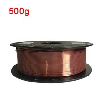 PLA 3D 프린터 필라멘트 1.75mm 실크 실버 골드 250g/500g/1KG 반짝이는 금속 느낌 인쇄 재료 실키 샤인, 11 Red Copper 500g