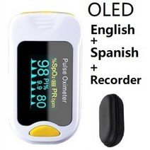 심박계 심박수 측정기 운동 손가락 맥박 산소 농도계 심장 박동 LED, 08 130B Yellow case