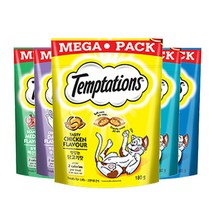 템테이션 메가팩 담백한 연어맛 180g 고양이간식 쿠키