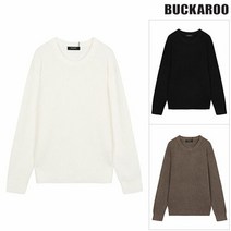 [AK PLAZA] [버커루]남성 와플조직 풀오버 니트(B224KT340P)