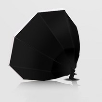 스튜디오조명 카메라 라이트 스탠드 비디오그래프 전문가용사진 Softbox 키트 휴대용 팔각형 LED 빛 밝기, 02 Black, 1개