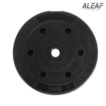 [아리프] 플렉스 원판 20kg 1개입 덤벨 홈짐 홈트, 상세 설명 참조