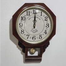 영국 팔각 추 벽시계, 브라운