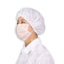 케이엠 방진 모자 제전모 무진모 크린룸 후드 C3, 옐로우XL