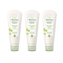 아비노 포지티브 라디언트 60초 페이셜 클렌저 5oz(141g) 3팩 Positively Radiant 60 Second Shower Facial Cleanser, 141g, 3개