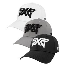PXG 프로라이트 39THIRTY 스트레치 핏 골프 모자, 블랙, S/M