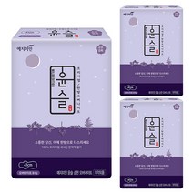 예지미인 윤슬 순한순면 슈퍼롱 오버나이트 생리대 날개형, 8개입, 3팩
