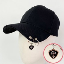 코코로맨틱 크롬 방패 십자가 볼캡 모자 20종