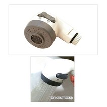 미용실 미장원 이발소 물안튀는 수전 샤워기 헤드, 없음