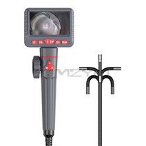 6mm 및 8.5mm 1m 2m 관절 검사 카메라 2 방향 180 도 스티어링 산업용 내시경 4.3 인치 스크린 6 LED 공구, 02 8.5mm 2M
