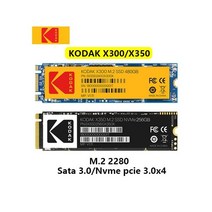 KODAKM2 SSD 240GB 480GB 960GB M2 2280 X300 Sata X350 Nvme 고속 하드 1TB 노트북 데스크탑용 내장 솔리드 스테이트 드라이브145466, X350 256GB