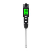 토양 수분 측정기 미니 눈금물주시개 디지털 EC/Temp 테스터 0.00 ~ 10.00 mS/cm 전도도 방수 센서 지구 분석기 ATC 심기 정원 야외, EC-8801A, CHINA