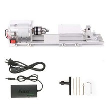 DC12-24V 96W Mini Lathe Beads Machine Woodwork DIY With Power Carving Cutter Wood Tool Grinding EU P, 1.Style 1 Acrylic
