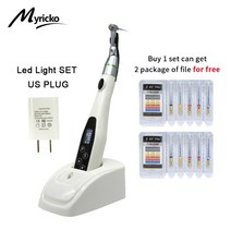 유압 모터 감속 16 1 감소 콘트라 각도 치료 기계 장비 치과 Endodontics Endo LED 메이트 EndoMotor 포함, 01 LED set US PLUG