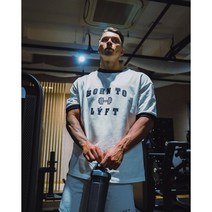 [국내배송] LYFT013 헬스반팔티 피트니스 운동 트레이닝 머슬핏 짐웨어