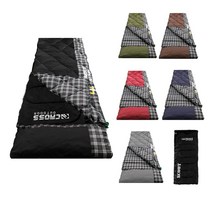 콜럼버스 1+1 사계절 거위털 맘모스3 구스 침낭 2IN1 내한온도-36 거위털1개+할로파이버 1개, 구스 머미_레드, 할로파이버_컬러랜덤 출고