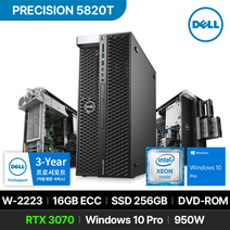 DELL 워크스테이션 프리시전 5820T W-2223 16GB 256GB Win10 Pro