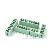 50 pcs 터미널 블록 2 3 4 5 6 7 8 9 10 11 12 13 14 15 16 극 3.5mm 헤더 수 핀 직각 8A MC 1.5, 16P