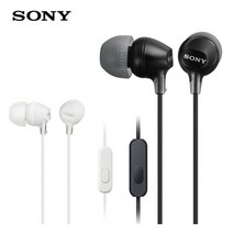 소니 모바일용이어폰/MDR-EX15AP/풍부한사운드/통화/음악/일반/유선, 화이트