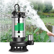 oem 농업용 수중 모터 펌프 양수기 오수배수 관수 수영장, 550W + 10M호스개