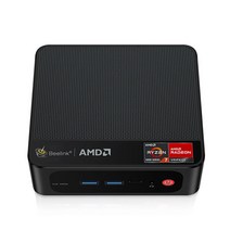 BEELINK SER5 PRO 5700U 베어본 미니PC, 16GB+500GB