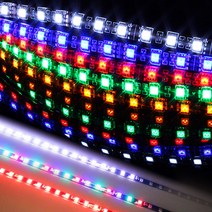 디씨몰 자동차 오토바이 슬림 LED바, 12V 흰색바탕5050 60cm 화이트