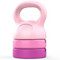 무게 조절 가능 케틀벨 5lbs 8lbs 9lbs 12lbs, 핑크색, 1개