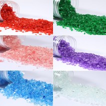 컬러 자갈 500g 어항 화분 장식 돌 스톤 테라리움 젤캔들 재료, 노랑