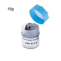 실리콘 서멀 고열 내열 구리스 오일 Hy510 10g20g 1.93 중량용적 열 페이스트 열전달 그리스 방열판 cpu led 칩셋 pc 노트북 컴퓨터 냉각 주사기, 1개 10g
