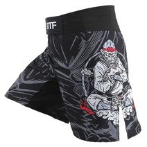 복싱 트렁크 복싱 팬츠 반바지 권투 반바지 의류 Mma 무에타이 킥복싱 싸움 Suotf 무에타이 남성 저렴한 산타 엠마 소프트 썬 Wukong 원숭이 mma 반바지