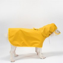 런웨이멍멍 강아지 판초우비 당일발송 레인코트 댕댕이 우비 방수비옷, 옐로우