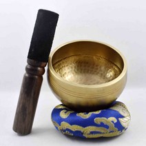 싱잉볼 차크라 균형 노래 그릇 네팔 핸드메이드 공명 사운드 스파 도구 티베트어, [05] 12cm