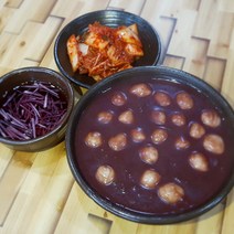 전통방식 맛있는 국산 옹심이 팥죽 / 팥칼국수 / 950g 정읍맛집 어르신 식사대용 영양식, 1. 새알팥죽