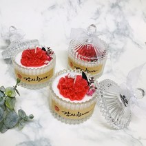 [제이쥬] 카네이션 쁘띠메리고 소이캔들 / 어버이날선물 카네이션캔들 선생님선물 부모님선물 가정의달선물, 라튤립, 화이트쇼핑백