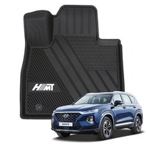 싼타페 TM 카라바 HMT 차량용 TPE 카매트 3D 자동차 고무매트, 현대