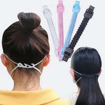 마스크 밀착밴드 고리 후크 밴드 클립 귀통증 들뜸현상 방지 3종 모음, uc031 C마스크고리M블랙