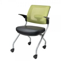 알파고 회의의자 접이식의자 색상다양 (팔걸이), 알파고팔유_이동와인