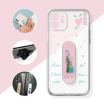 모모스틱 쥴리시리즈 2탄 투명슬림그립케이스 아이폰