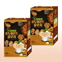 설탕 걱정없는 이레 스테비아 호두 아몬드 율무차 40T X6팩