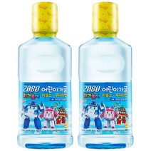 애경 2080 치과놀이 가글 바나나맛, 2개, 250ml