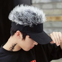 자외선차단모자 가발썬캡 가발캡 여름썬캡 모자 골프썬캡 썬캡 남성모자 패션 골프모자 여름 선바이저 겨울, 그레이, 디르네 본상품선택