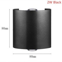 유럽 럭셔리 크리스탈 버블 LED 벽 램프 방수 IP67 85 ~ 265V 야외 거리 경로 베란다 sconce 조명, 01 2W High power