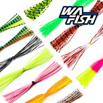 청룡조구 타이라바 튜닝 스커트 베이직타입 자작채비용 실리콘 스커트 참돔 갈치 문어 낚시 DIY, 3. 화이트_블랙-베이직타입