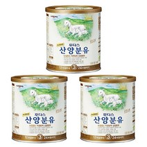 일동 후디스 산양분유 유아식 3단계 400g X 3캔