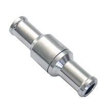 스윙체크밸브 롱 타입 단방향 알루미늄 합금 체크 밸브 금속 6/8/10/12mm 비 반환 연료 가솔린 디젤 에어, 02 8mm