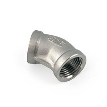 스텐 엘보 32A-45도 수도 부속 배관자재 파이프 설비